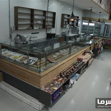 یخچال ویترینی طرح جزیره