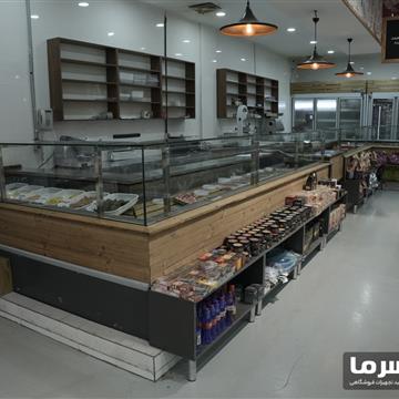 یخچال ویترینی طرح جزیره