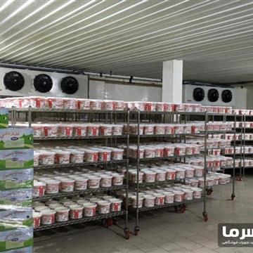 سردخانه لبنیات زیر صفر