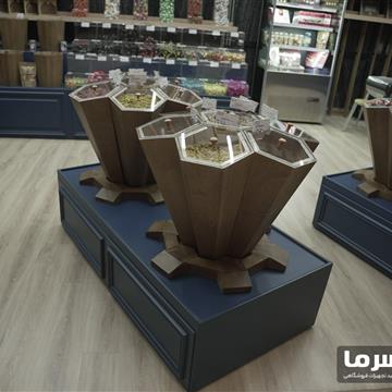 استند آجیل و استند خشکبار و استند حبوبات