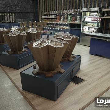 استند آجیل و استند خشکبار و استند حبوبات