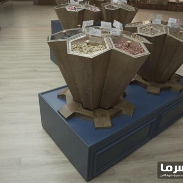 استند آجیل و استند خشکبار و استند حبوبات