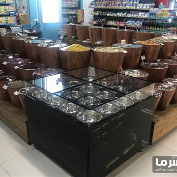 استند آجیل، خشکبار و حبوبات