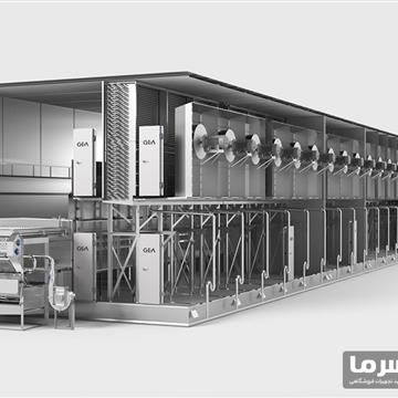 تونل انجماد نوار نقاله دار