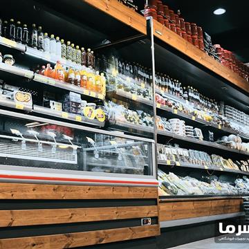 فریزر خوابیده پرده هوا