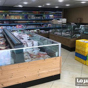 یخچال خوابیده پرده هوا (نوفراست)