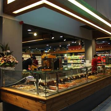 یخچال ویترینی طرح جزیره