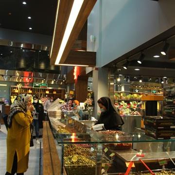 یخچال ویترینی طرح جزیره