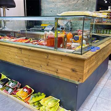 یخچال ویترینی طرح جزیره