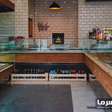 یخچال ویترین یخچال ویترینی طرح جزیره