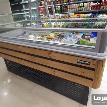 فریزر خوابیده پرده هوا پرتابل (نوفراست)