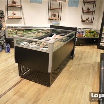 فریزر  پرده هوا خوابیده پرتابل