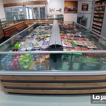 فریزر خوابیده پرده هوا مضاعف موتورخانه مرکزی