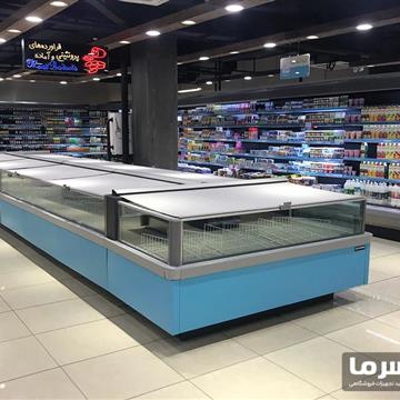 فریزر خوابیده پرده هوا مضاعف موتورخانه مرکزی (نوفراست)