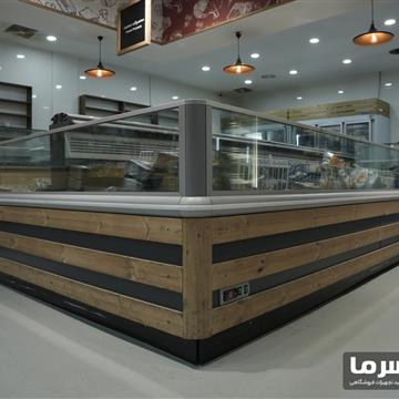 فریزر پرده هوا خوابیده دوطرفه