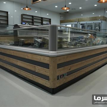 فریزر پرده هوا خوابیده دوطرفه