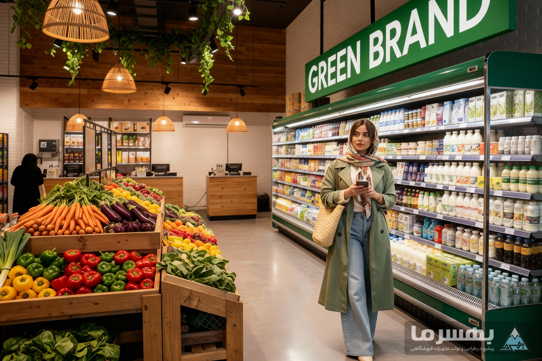 نقش تجهیزات فروشگاهی پایدار در ساخت یک برند سبز