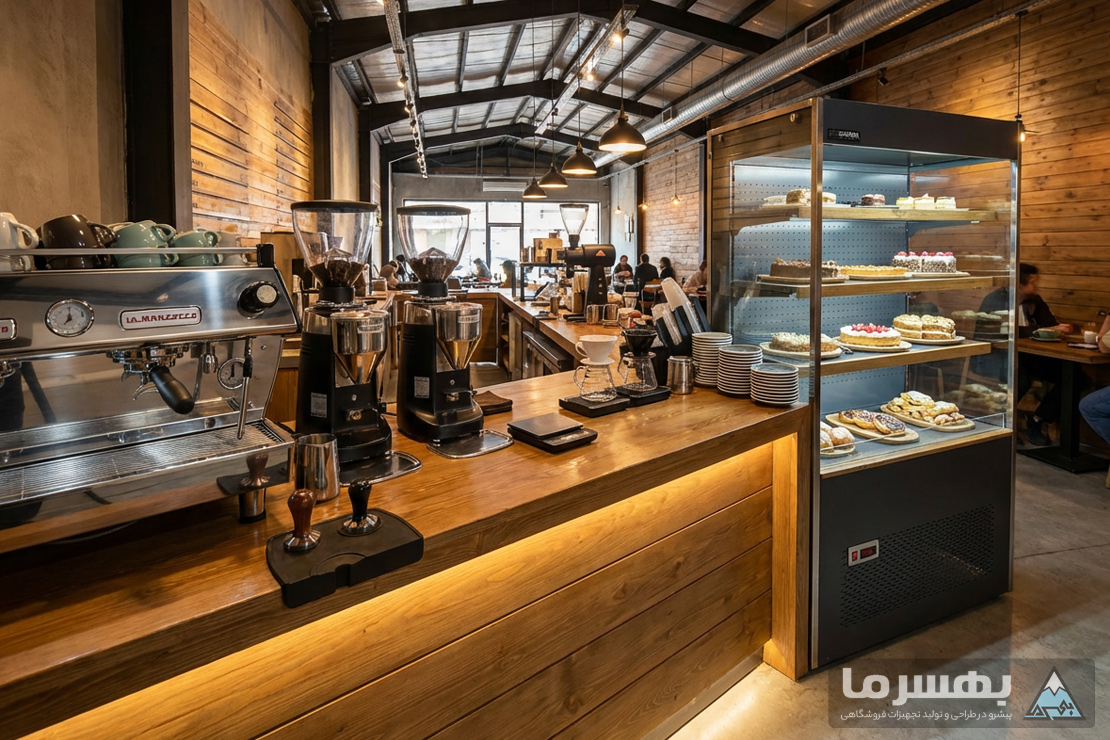 صفر تا صد تجهیز کافی‌شاپ؛ از انتخاب یخچال تا چیدمان استاندارد