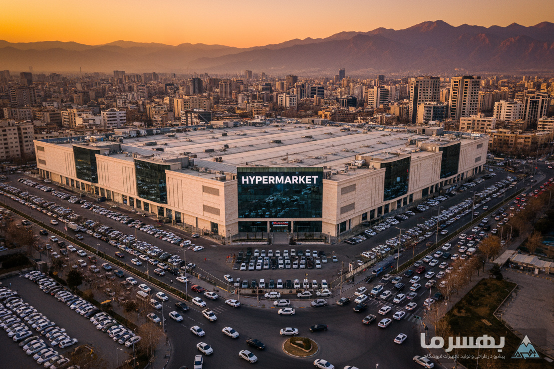 فرمول طلایی برای انتخاب مکان هایپرمارکت جدید و تضمین ترافیک مشتری