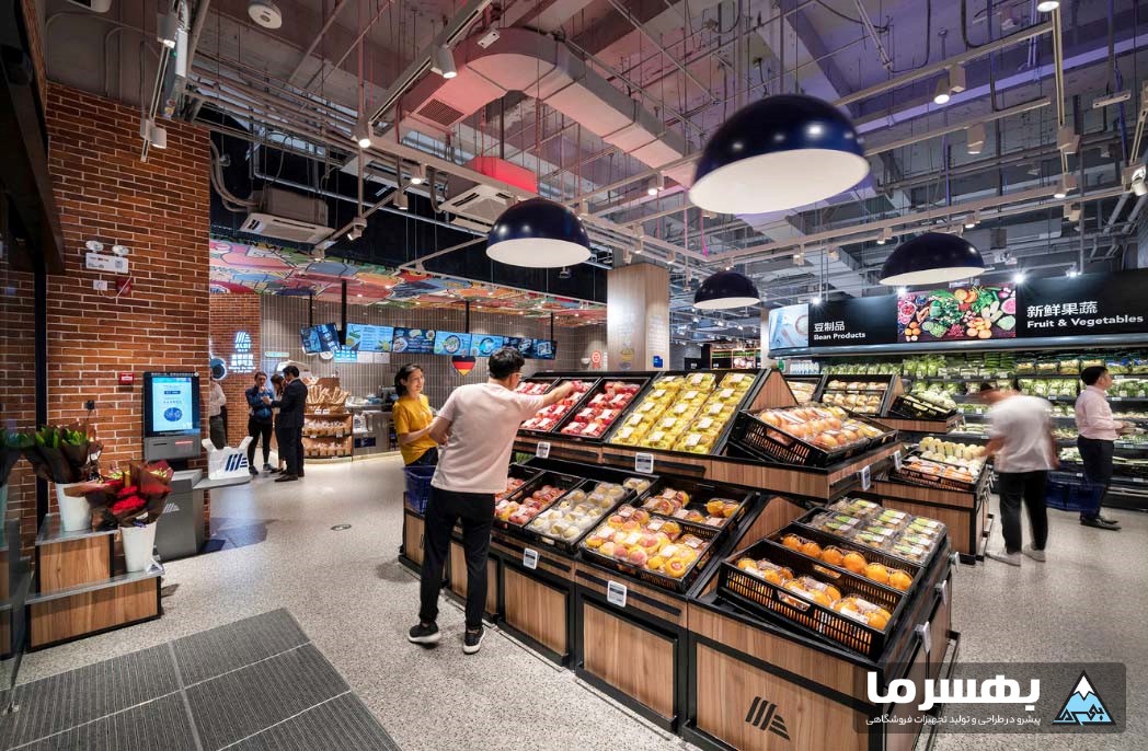 بهینه‌سازی فضای ارائه محصولات در سوپرمارکت