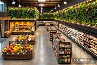 طراحی فروشگاه به سبک هایپرمارکت‌های برتر جهان