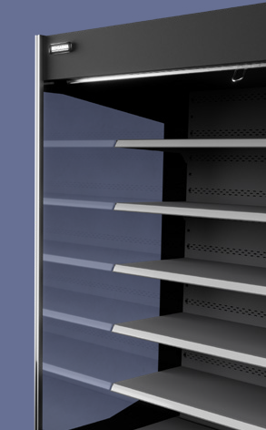 دیواره داخلی شیشه‌ای