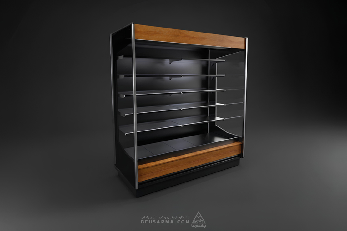 Portable vertical multideck refrigerator (remote unit)
