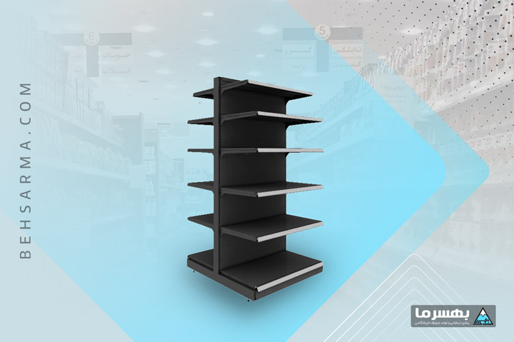 Double-sided gondola shelving BDS192-39