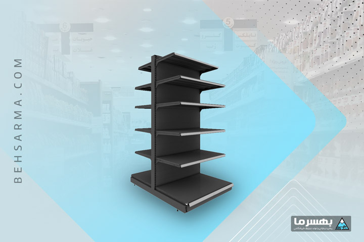 Double-sided gondola shelving BDS192-52