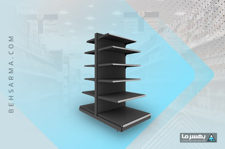 Double-sided gondola shelving BDS192-65