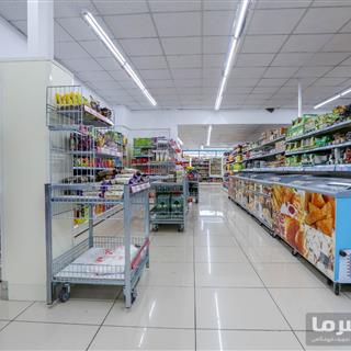 نمای داخلی سوپرمارکت A101
