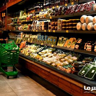 تجهیزات فروشگاهی - یخچال پرده هوا ایستاده 