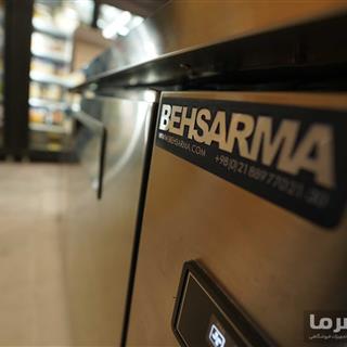 یخچال و فریزر میز کار استیل بهسرما