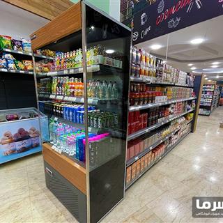 یخچال پرده هوا ایستاده