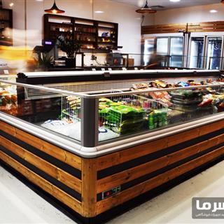 یخچال نوفراست بدون برفک - فریزر خوابیده پرده هوا