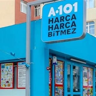 نمای بیرونی سوپرمارکت A101