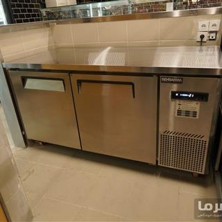 یخچال و فریزر میز کار استیل بهسرما