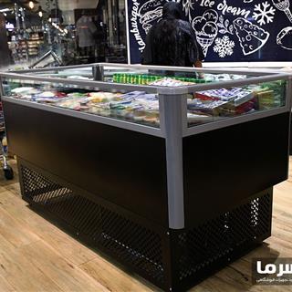 فریزر خوابیده پرده هوا