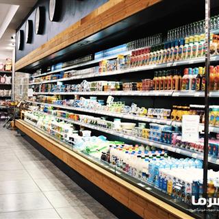 تجهیزات فروشگاهی - یخچال پرده هوا