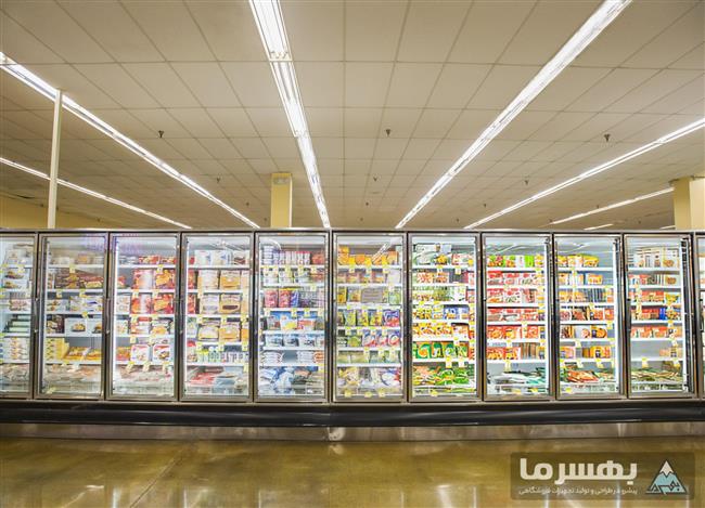 جلوگیری از بارگذاری بیش از حد محصولات در یخچال فروشگاهی
