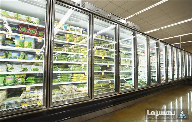 چیدمان و طراحی یخچال‌های فروشگاهی