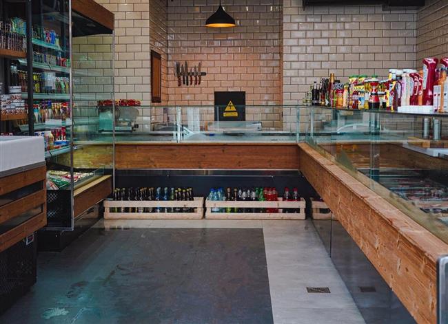 تجهیزات فروشگاهی- یخچال ویترینی طرح جزیره