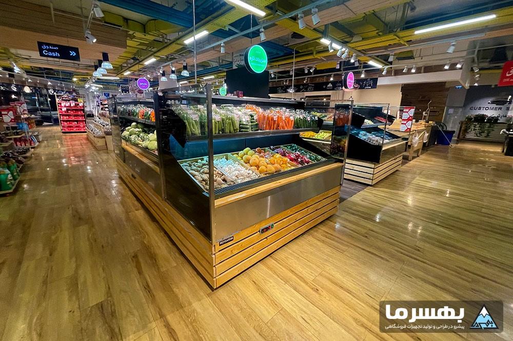 یخچال پرده هوا میوه و سبزیجات