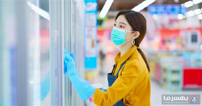 نظافت و بهداشت تجهیزات هایپرمارکت