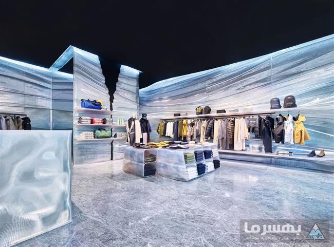 استفاده از مواد بازیافتی در طراحی داخلی فروشگاه‌