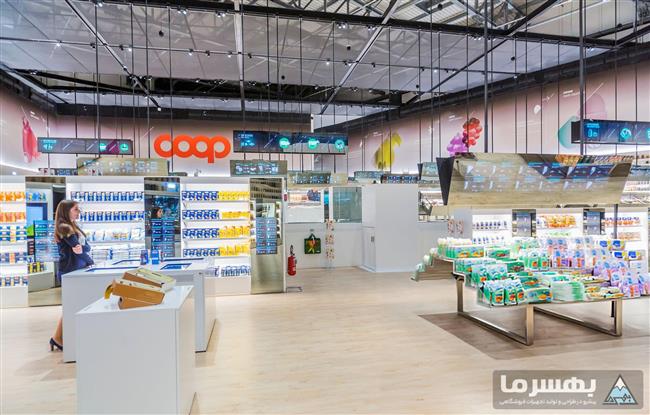 انعطاف‌پذیری در تغییر محتوا نمایشگر دیجیتال هایپرمارکت