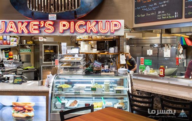 منطقه جمع‌آوری سفارش در فست فود