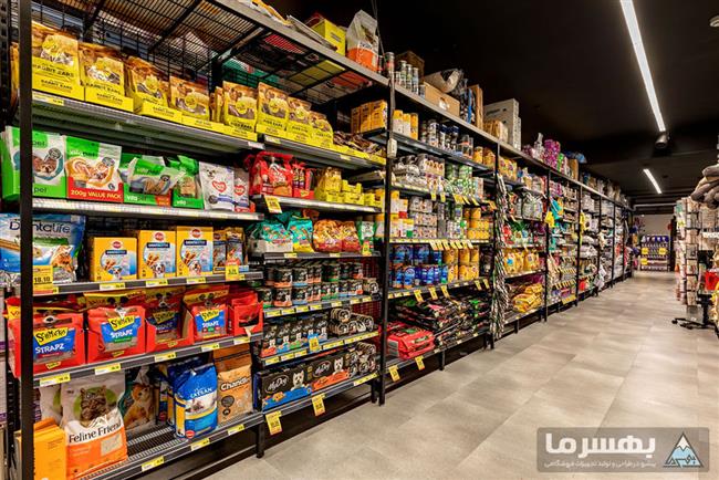 طراحی قفسه‌ ها و تجهیزات فروشگاهی