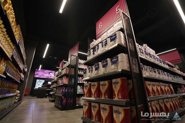 طراحی قفسه بندی فروشگاهی