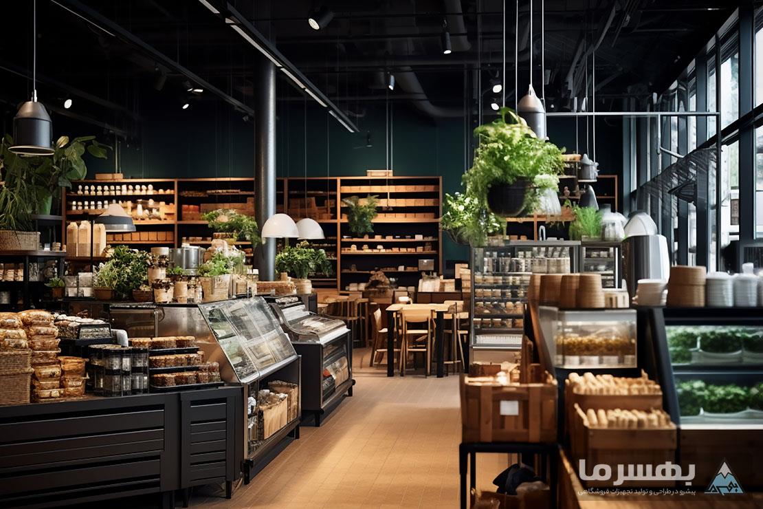 استفاده از گیاهان طبیعی در فروشگاه